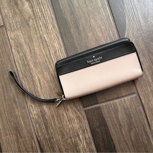 Kate Spade Staci Continental Leather Wallet in Warm Beige Multi